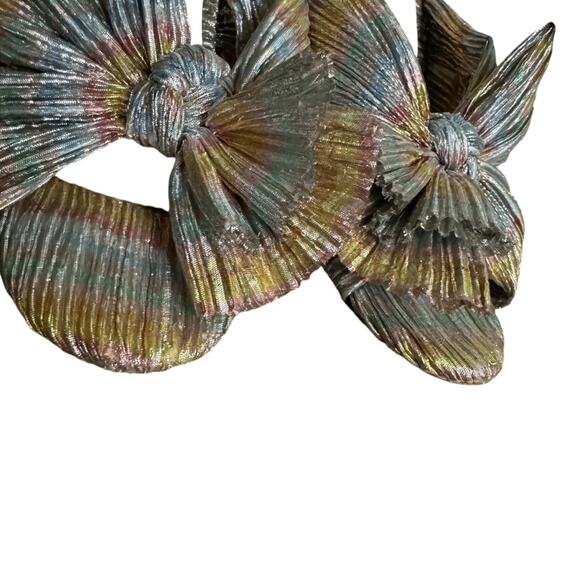 Loeffler Randall Penny Pleated Bow Heels sz 8 - Picture 3 of 12